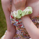 Matcha Latte XL Mulberry Silk Scrunchie