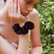 Midnight XL Mulberry Silk Scrunchie