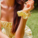 Buttercream XL Mulberry Silk Scrunchie