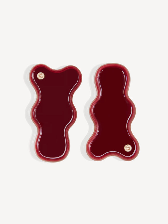 Cloudline Hair Clips in Cherry Wine