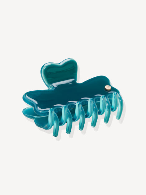 Cloudline Medium Hair Claw in Lagoon