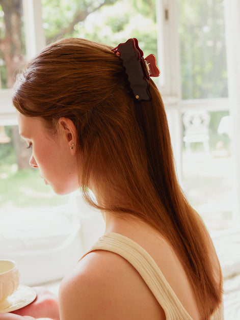 Cloudline Large Hair Claw in Cocoa