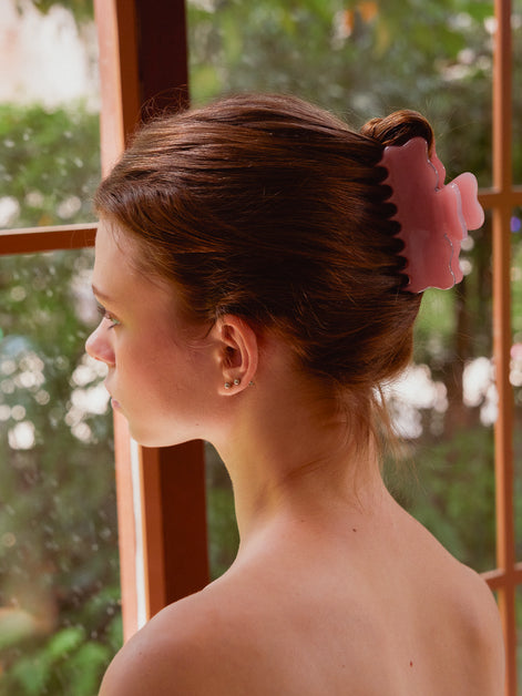 Cloudline Large Hair Claw in Ballet Pink