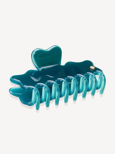 Cloudline Large Hair Claw in Lagoon