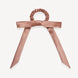 Blush Mocha Mulberry Silk Ribbon Bow