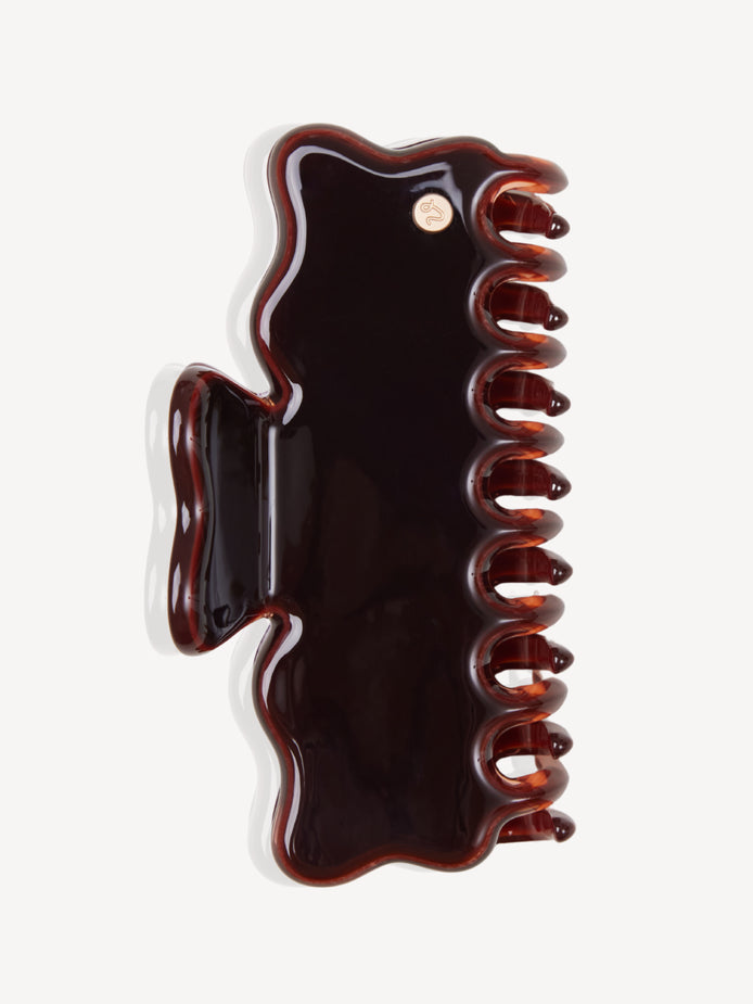 Cloudline Large Hair Claw in Cocoa