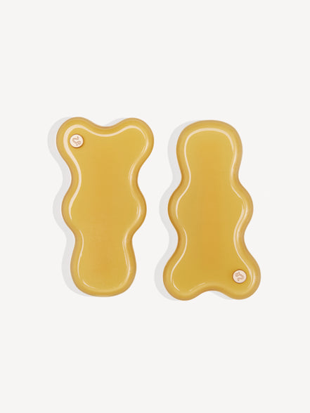 Cloudline Hair Clips in Lemon Cream