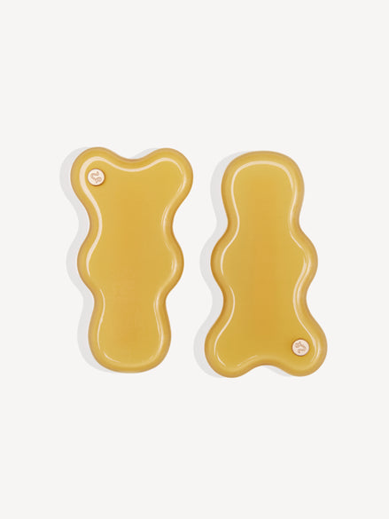 Cloudline Hair Clips in Lemon Cream