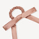Blush Mocha Mulberry Silk Ribbon Bow