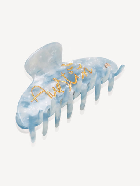Austin Skyline Claw in Sky Blue