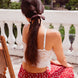 Espresso Mulberry Silk Ribbon Bow