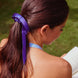 Royal Sapphire Mulberry Silk Ribbon Bow