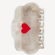 Cupid Hair Claw Dove Heart