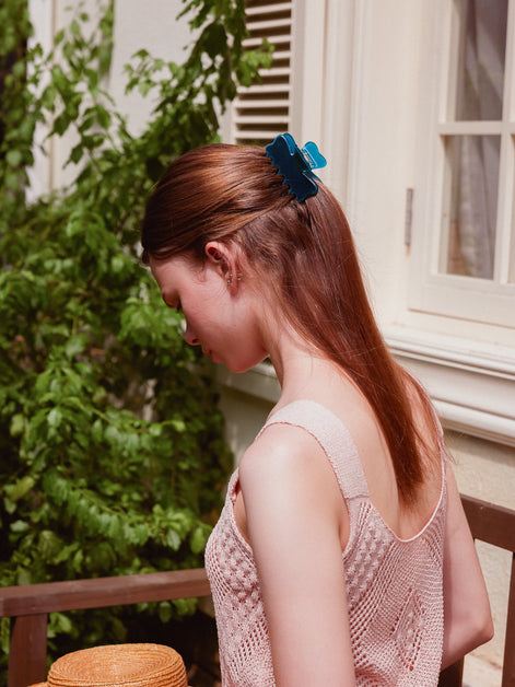 Cloudline Medium Hair Claw in Lagoon