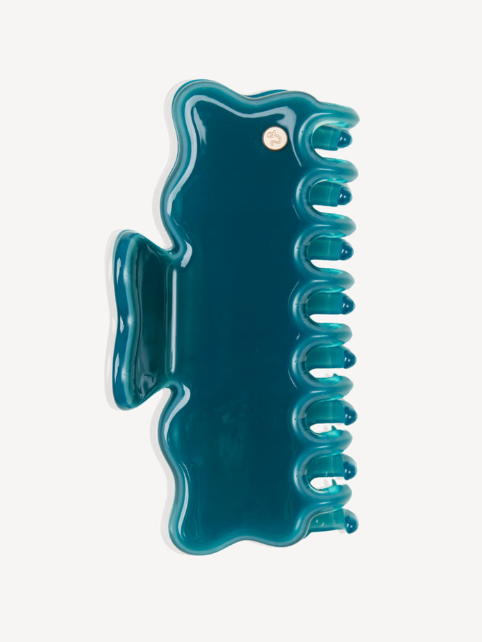 Cloudline Large Hair Claw in Lagoon
