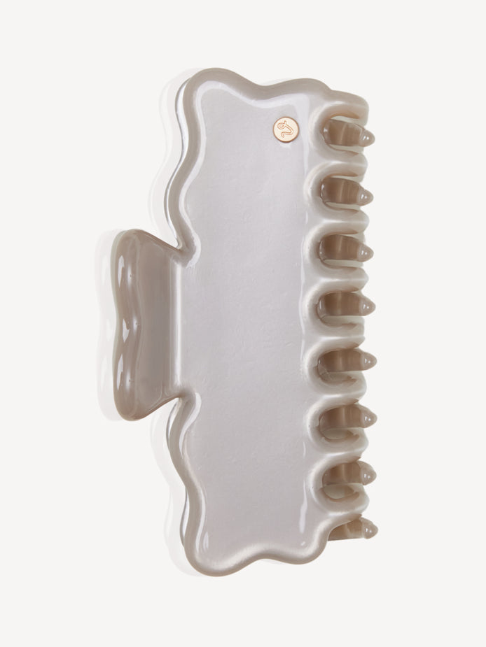 Cloudline Large Hair Claw in Moonstone