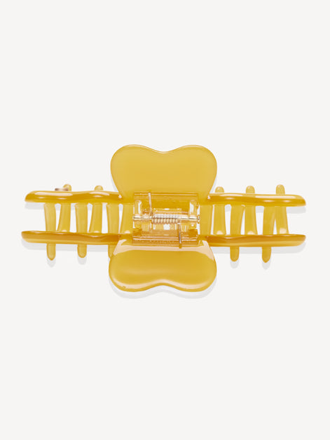 Cloudline Large Hair Claw in Lemon Cream