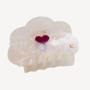 Cupid Hair Claw Ivory Heart