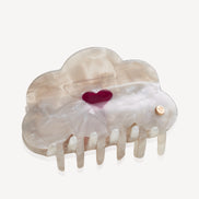 Cupid Hair Claw Dove Heart