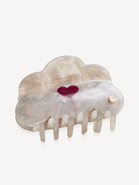 Cupid Hair Claw Dove Heart