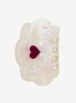Cupid Hair Claw Ivory Heart