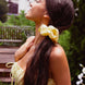 Buttercream XL Mulberry Silk Scrunchie