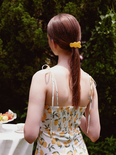 Cloudline Hair Clips in Lemon Cream