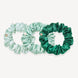 Emerald Garden Mulberry Silk Scrunchie Set