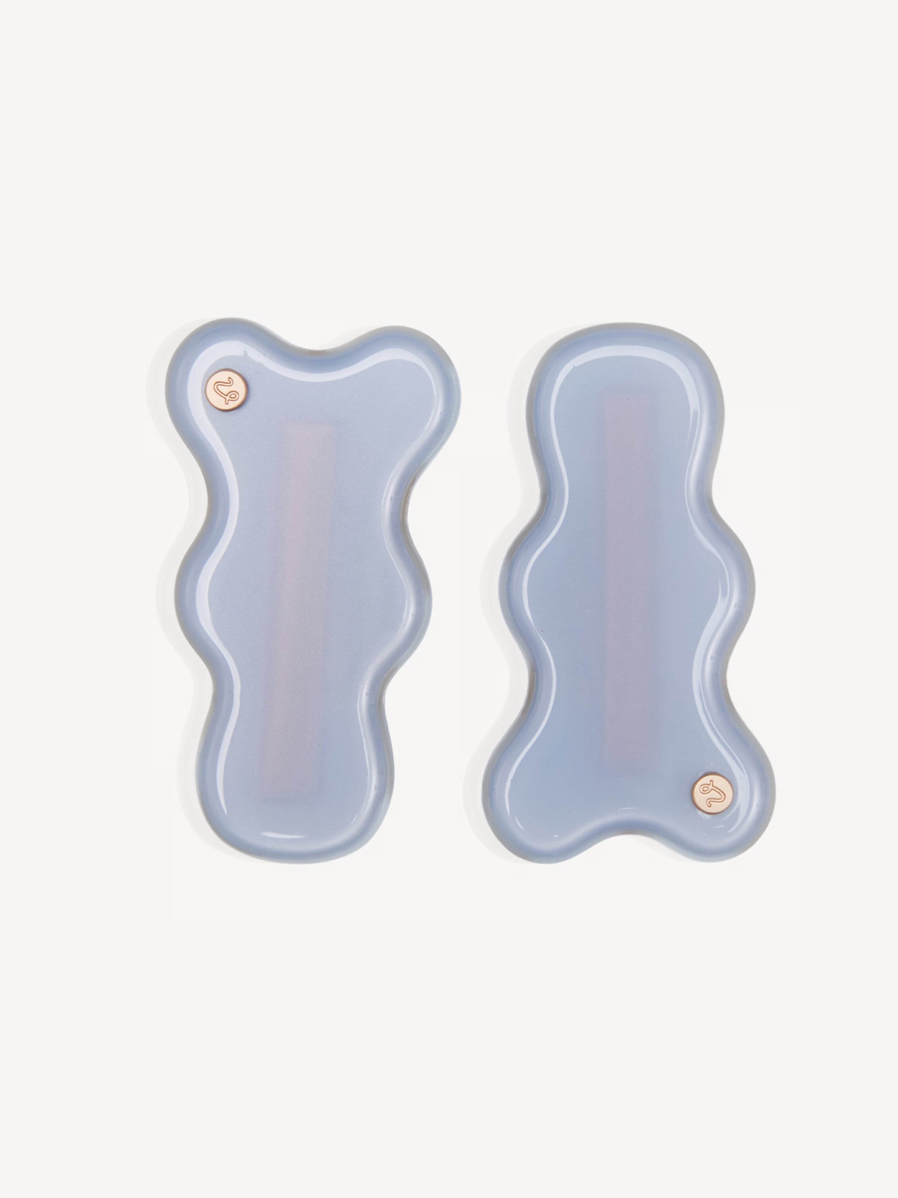 Cloudline Hair Clips in Morning Sky