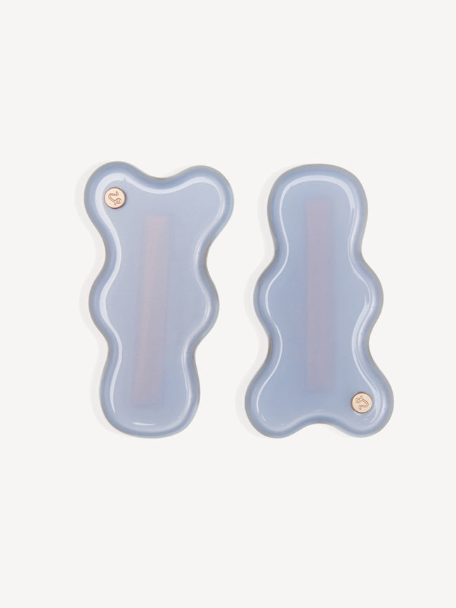 Cloudline Hair Clips in Morning Sky