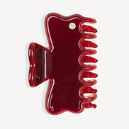 Cloudline Medium Hair Claw in Cherry Wine