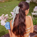 Mint Whisper Mulberry Silk Romantic Bow
