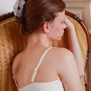 Cupid Hair Claw Dove Heart