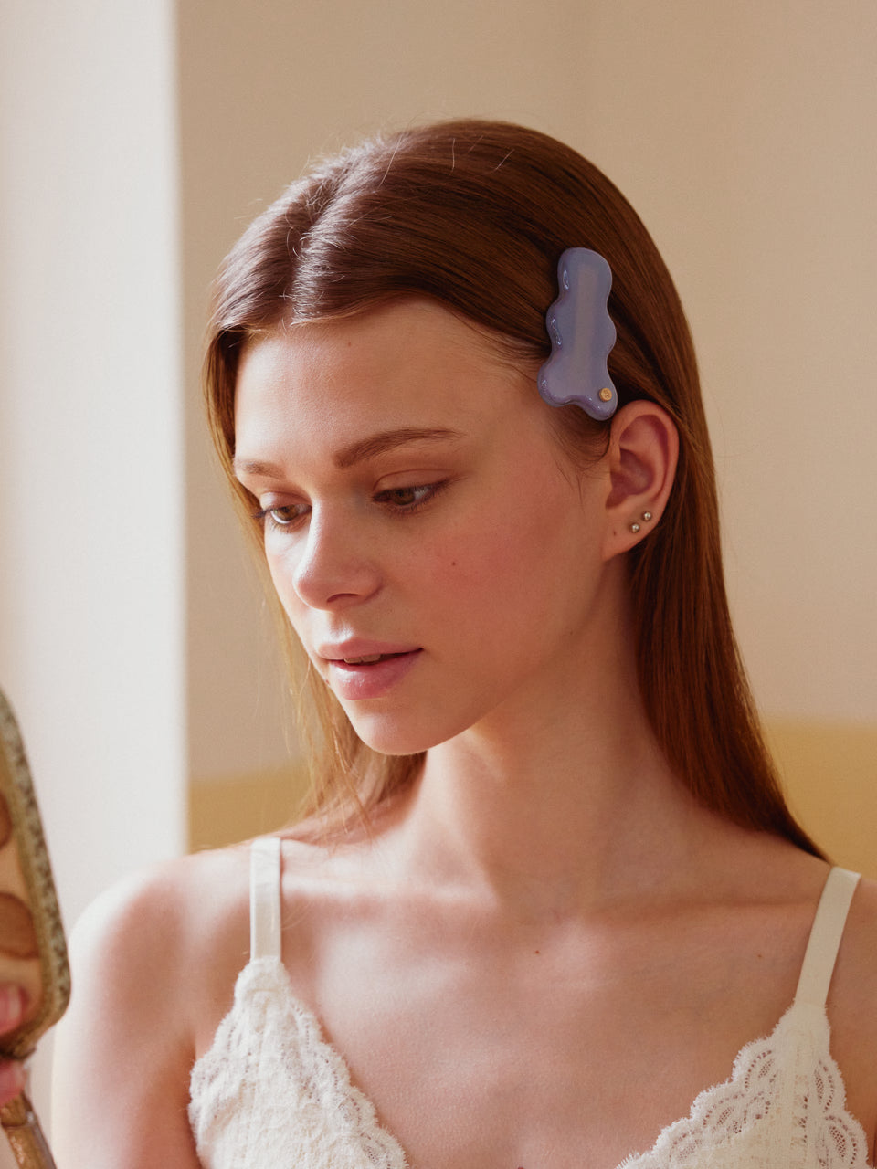 Cloudline Hair Clips in Morning Sky