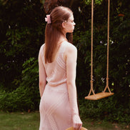 Cloudline Medium Hair Claw in Ballet Pink