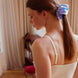 Morning Sky XL Mulberry Silk Scrunchie