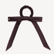 Espresso Mulberry Silk Ribbon Bow