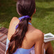 Royal Sapphire Mulberry Silk Ribbon Bow