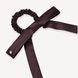 Espresso Mulberry Silk Ribbon Bow