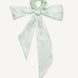 Mint Whisper Mulberry Silk Romantic Bow