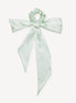 Mint Whisper Mulberry Silk Romantic Bow