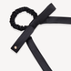 Midnight Black Mulberry Silk Ribbon Bow