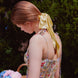 Buttercup Mulberry Silk Romantic Bow