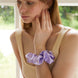 Lilac Mist XL Mulberry Silk Scrunchie