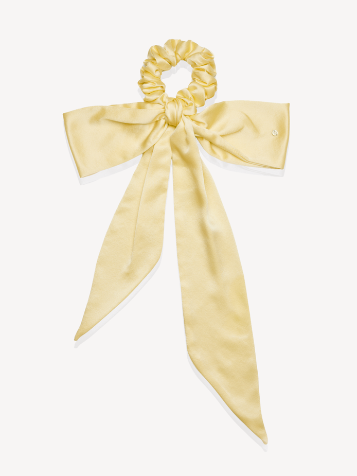 Buttercup Mulberry Silk Romantic Bow