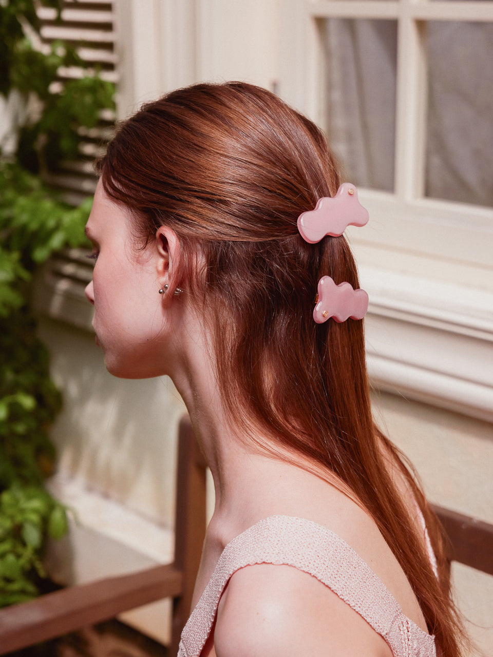 Cloudline Hiar Clips in Ballet Pink
