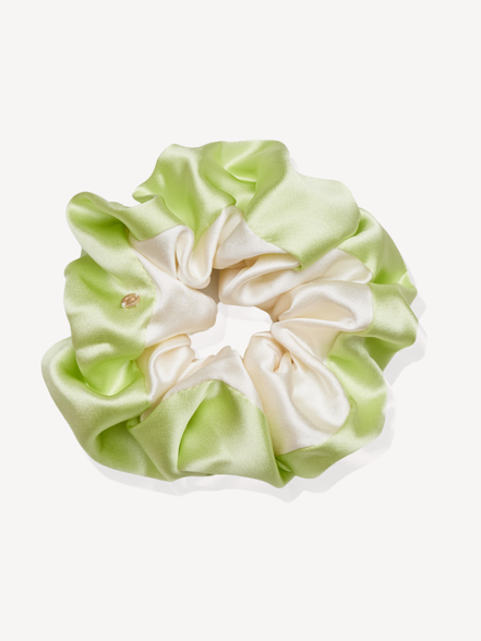 Matcha Latte XL Mulberry Silk Scrunchie