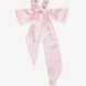 Pink Peony Mulberry Silk Romantic Bow