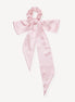 Pink Peony Mulberry Silk Romantic Bow