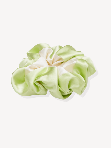 Matcha Latte XL Mulberry Silk Scrunchie